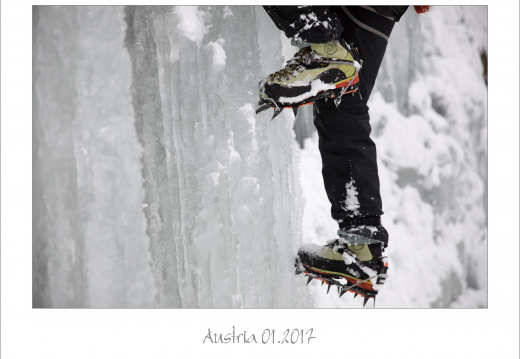 Ice climbing in Austria 01.2017